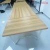 Bàn Họp Chân Sắt Chắc Chắn Mặt Gỗ Cũ