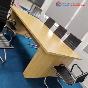 Bàn Họp Gỗ Công Nghiệp Cũ Cao Cấp