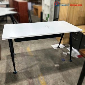 Bàn Làm Việc Chân Sắt 1m4 Cũ