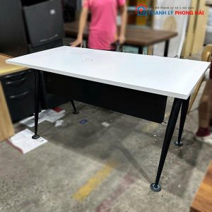 Bàn Làm Việc Chân Sắt 1m4 Cũ