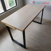 Bàn Làm Việc Chân Sắt Chữ U Dày Cũ