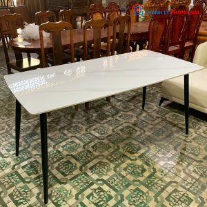 Bàn Mặt Đá Trắng Chân Côn Mới 99% (Nhiều KT)