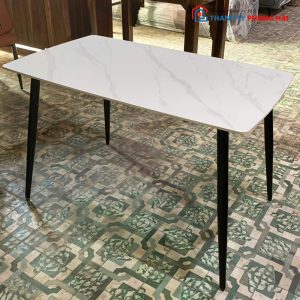 Bàn Mặt Đá Trắng Chân Côn Mới 99% (Nhiều KT)