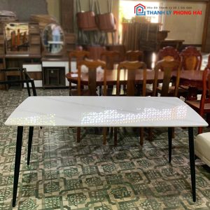 Bàn Mặt Đá Trắng Chân Côn Mới 99% (Nhiều KT)