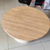 Bàn Sofa Bệt Mặt Gỗ Chân Tròn Cũ