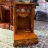 Bàn Thờ Ông Địa Gỗ Tràm Cột Trơn Có Đèn Mới 99% (Nhiều KT)