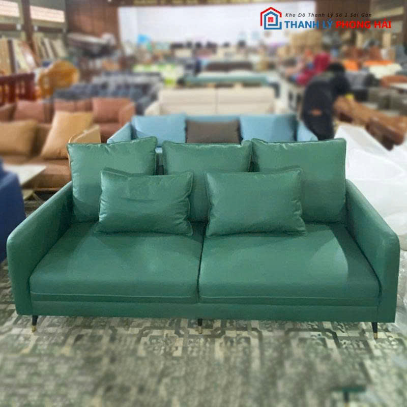 bang-sofa-2m-3-cho-boc-da-1-1 Băng Sofa 2m 3 Chỗ Bọc Da Kèm Gối Cũ (Nhiều Mẫu)