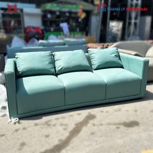 Băng Sofa 2m 3 Chỗ Bọc Da Kèm Gối Cũ