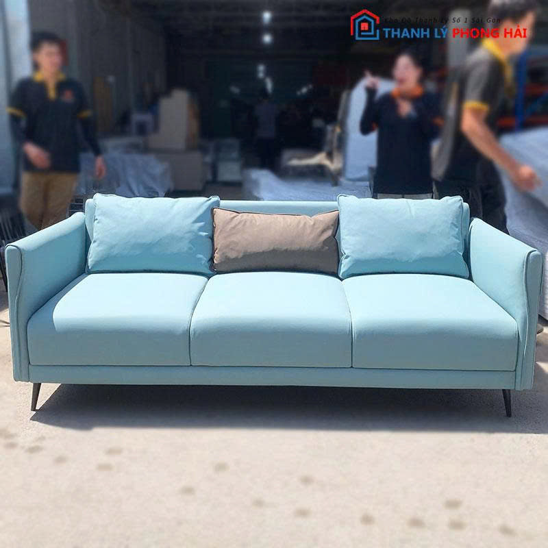 bang-sofa-2m-3-cho-boc-da-5 Băng Sofa 2m 3 Chỗ Bọc Da Kèm Gối Cũ