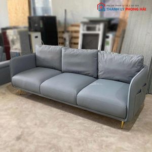 Băng Sofa 2m 3 Chỗ Bọc Da Kèm Gối Cũ