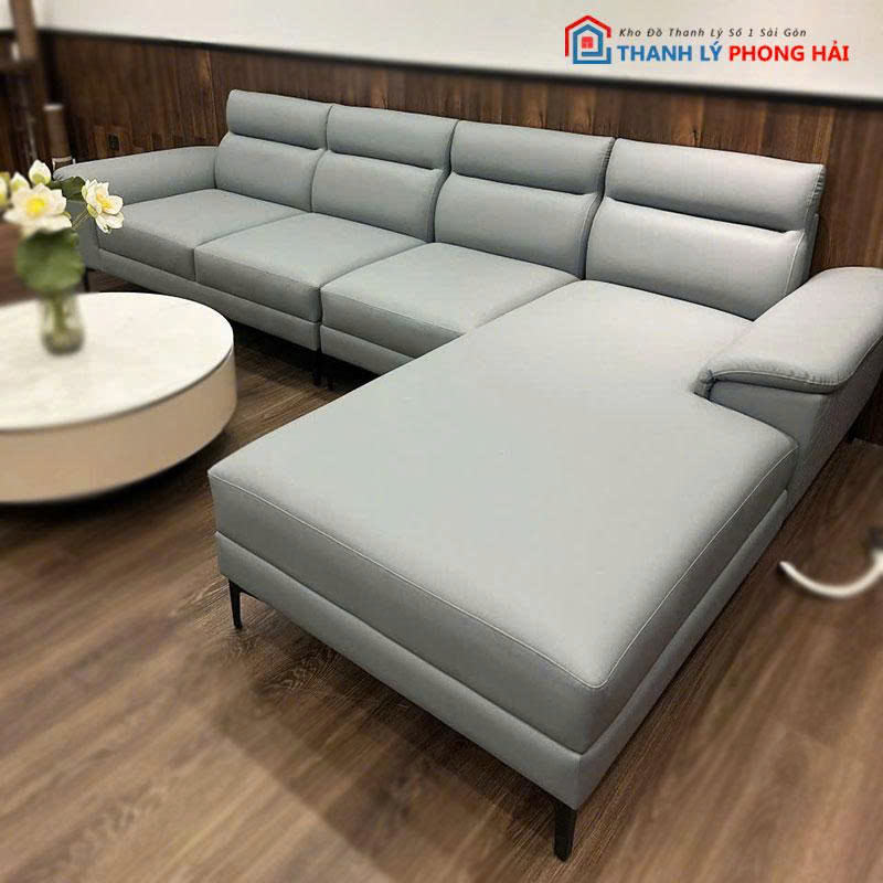 bang-sofa-goc-l-cu-boc-da-mau-xam Băng Sofa Góc L Cũ Bọc Da Màu Xám (Nhiều Màu)