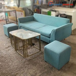 Băng Sofa Xanh Cũ Bọc Vải