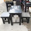 Bộ Bàn 2 Ghế Gỗ Quán Ăn Cũ