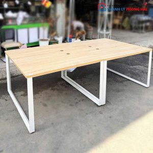 Bộ Bàn Họp Nhóm Cũ Chân Chữ U