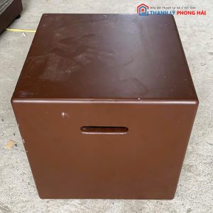 Bộ Sofa 1m4 Quán Cafe Bọc Da Kèm Đôn Gỗ Cũ