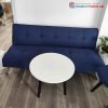 Bộ Sofa Bed Cũ Bọc Vải Màu Xanh