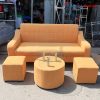 Bộ Sofa Bọc Vải Bố Kèm Bàn Đồng Bộ Cũ
