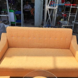 Bộ Sofa Bọc Vải Bố Kèm Bàn Đồng Bộ Cũ