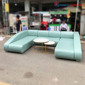 Bộ Sofa Góc Chữ U Kèm Bàn Cũ