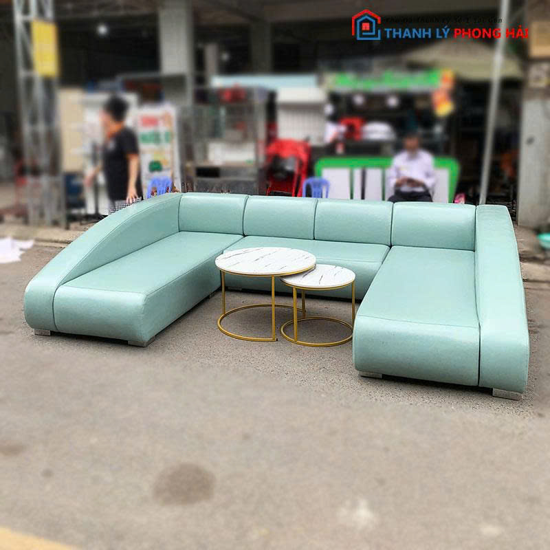 bo-sofa-goc-chu-u-kem-ban-cu-1 Bộ Sofa Góc Chữ U Kèm Bàn Cũ