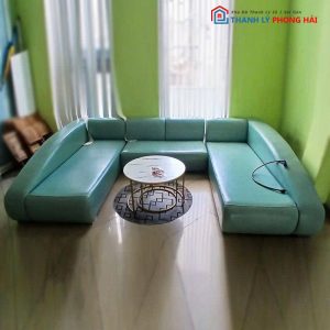 Bộ Sofa Góc Chữ U Kèm Bàn Cũ