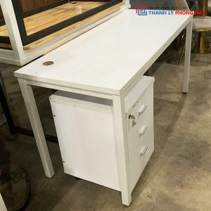 Combo Bàn Làm Việc 1m4 Kèm Tủ Cabin Cũ