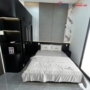 Combo Giường Gỗ MDF Kèm Tủ Quần Áo Cửa Lùa Mới 99%