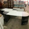 Cụm Bàn Làm Việc 4 Người 3m5 Gỗ MDF Cũ
