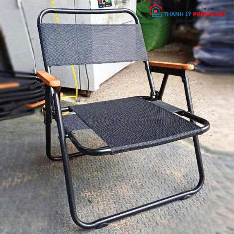 ghe-camping-lung-luoi-xep-gon Ghế Camping Lưng Lưới Xếp Gọn Mới 99%