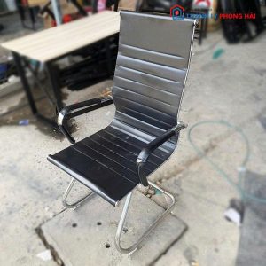 Ghế Chân Quỳ Lưng Cao Bọc Da Cũ