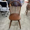 Ghế Gỗ Lưng Nan Cong Hàng Mới 99%