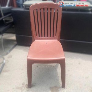 Ghế Nhựa Đúc Lưng Quạt Cao Cũ