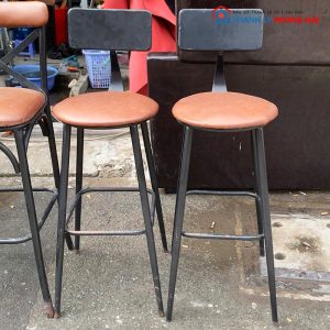 Ghế Quầy Bar Lưng Sắt Cũ