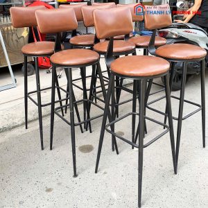 Ghế Quầy Bar Lưng Sắt Cũ