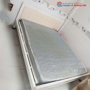 Giường Sắt Ốp Nệm Đầu Giường Cũ