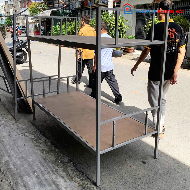 giuong-tang-sat-80cm-cu-3 Giường Tầng Sắt 80cm Cũ