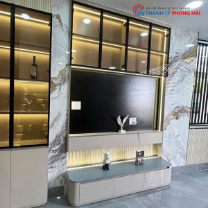 Hệ Kệ Tivi Kèm Tủ Trưng Bày Mới 99%