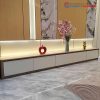 Kệ Tivi Thiết Kế Bệt Kèm Led Mới 99%