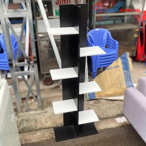 Kệ Trưng Bày Gỗ MDF Thiết Kế Tầng Lệch Cũ