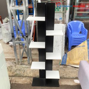 Kệ Trưng Bày Gỗ MDF Thiết Kế Tầng Lệch Cũ