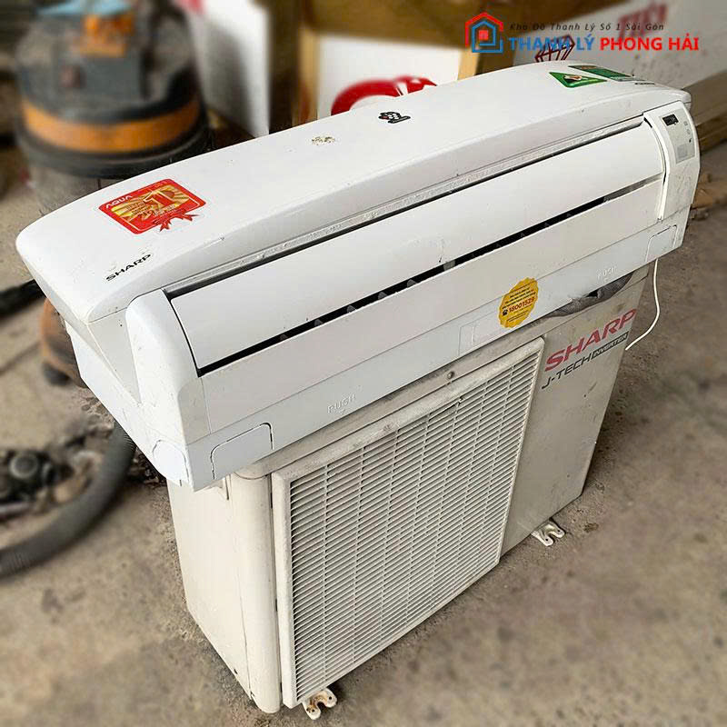 may-lanh-sharp-inverter-1hp-cu-3 Máy Lạnh Sharp Inverter 1HP AU-X12SEW Cũ