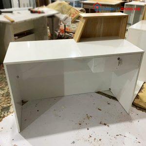 Thanh Lý Quầy Lễ Tân Gỗ MDF 1m2 Mới 99%
