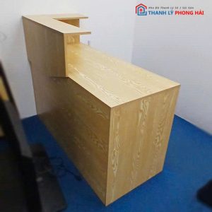 Quầy Lễ Tân Gỗ MDF 1m4 Cũ
