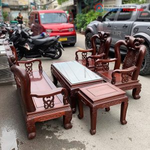 Salon Gỗ Căm Xe Cao Cấp Tay 12 Cũ