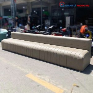 Sofa Băng Bọc Da Dài 3m7 Cũ