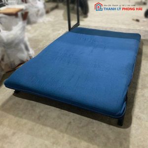 Sofa Bed 1m15 Gấp Bọc Vải Cũ