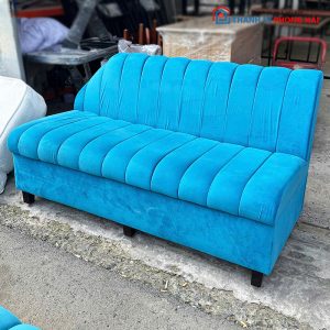 Sofa Bọc Nhung Xanh Kiểu Múi Cũ (Nhiều Kích Thước)