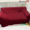 Sofa Bọc Vải Đỏ Đơn Giản Cũ