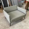 Sofa Đơn Cũ Bọc Da Chân Sắt