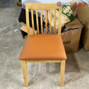 Thanh Lý Ghế Gỗ Đệm Da Mới 99% (Nhiều Màu)